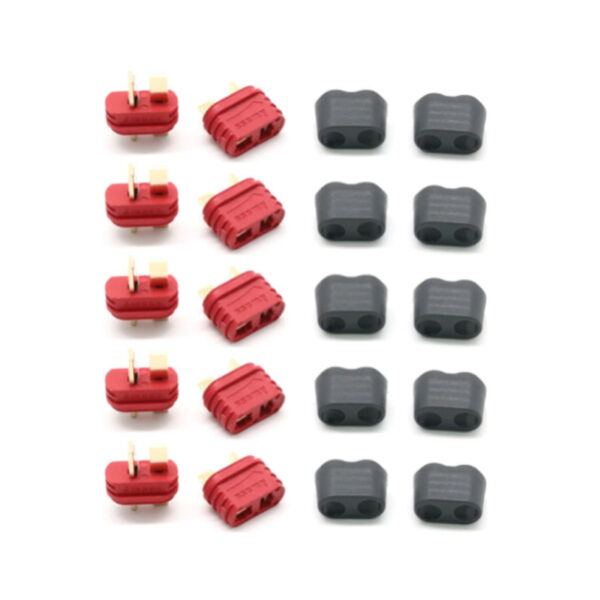 Amass new slip sheathed T plug connector 40A high current multi-axis fixed-wing model aircraft - Image 2