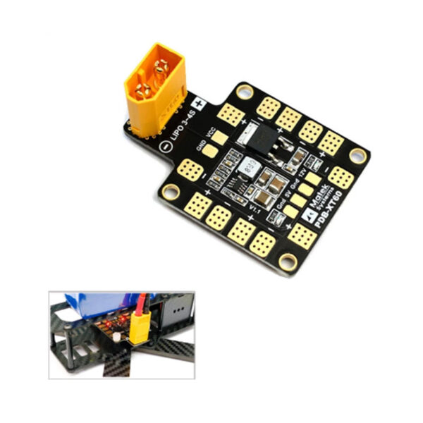 Power Distribution Board (PDB ) 3A BEC 5V 2A 12V 0.5A with XT60 Plug - Image 2