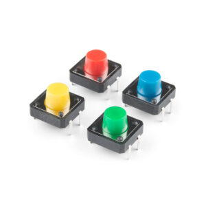 Multicolor Buttons - 4-pack