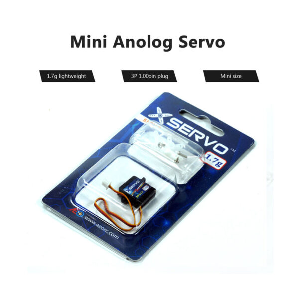 AEO RC Micro 1.7g Analog Servo for RC Airplane RC P5K6 - Image 4