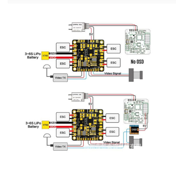 Mini Power Hub Power Distribution Board PDB Board with BEC 5V & 12V - Image 5