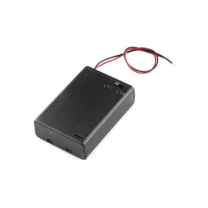 Battery Holder 3xAA with Cover and Switch
