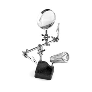 Third Hand tool with magnifier