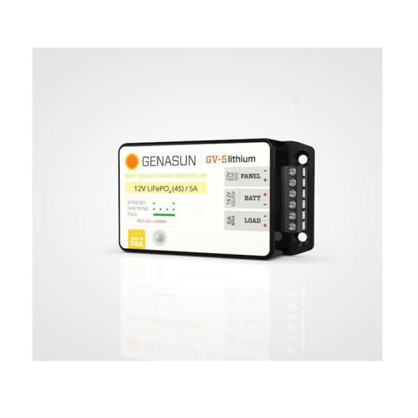 Genasun 5A MPPT 12V(14.2V Lithium) w/ Load Output & Low Voltage Disconnect - Image 3