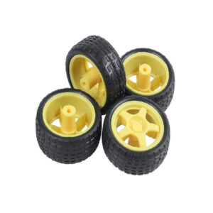 Plastic Tyre Wheel for Robotic DC Motor