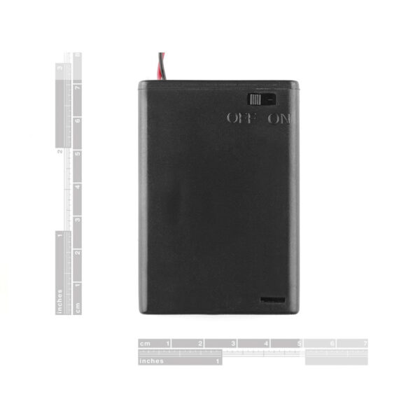 Battery Holder 3xAA with Cover and Switch - Image 2