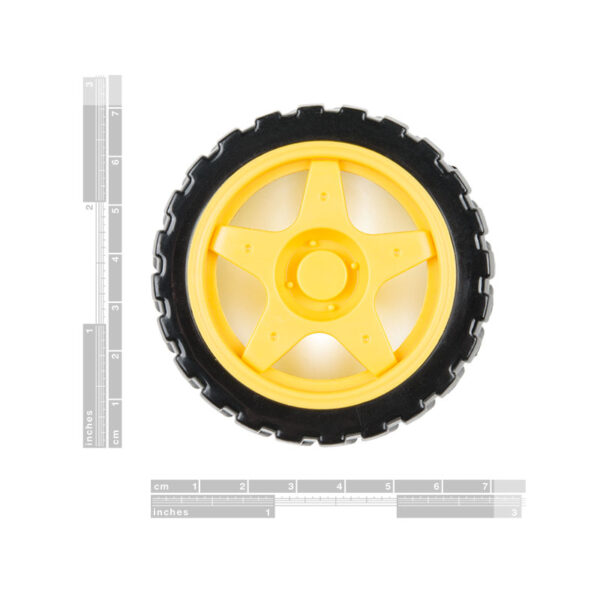 Wheel - 65mm (Rubber Tire) - Image 2