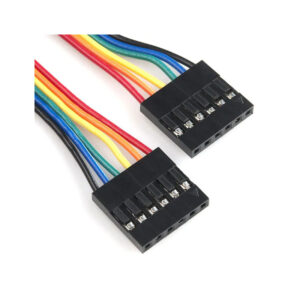 JUMPER WIRE 0.1" 6-PIN 4"