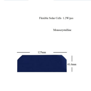 Diy flexible solar panel 1/3 sunpower mono crystalline silicon solar cell 0.5V 1.2W high efficiency 23% solar power cells