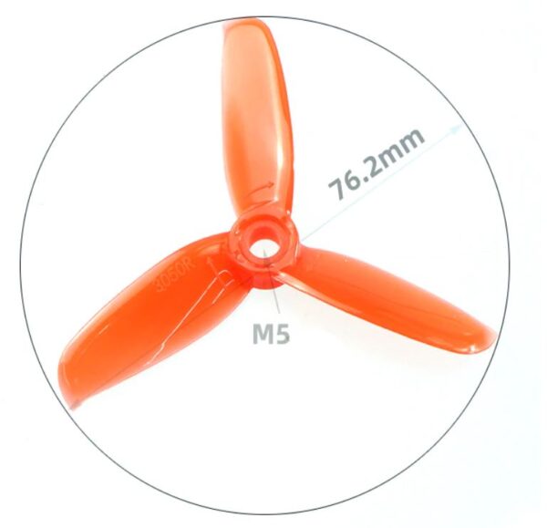 Propeller Pair (CW and CCW ) - 3050 three blade
