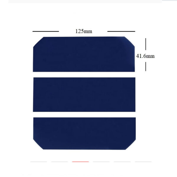 Diy flexible solar panel 1/3 sunpower mono crystalline silicon solar cell 0.5V 1.2W high efficiency 23% solar power cells - Image 3