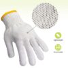 Work Gloves Anti-Slip Dots 2 Pairs - Image 2