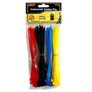 Cable Tie Coloured 3.6 x 150MM 100PCS/PACK
