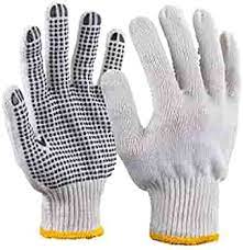 Work Gloves Anti-Slip Dots 2 Pairs