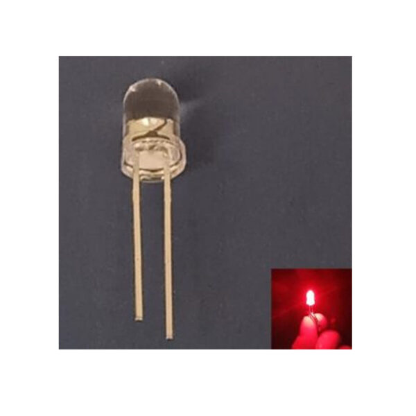 Clear Round 5mm Light Emitting Diode (LED)